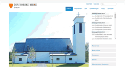 Desktop Screenshot of elverum.kirken.no