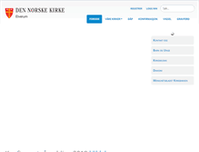 Tablet Screenshot of elverum.kirken.no