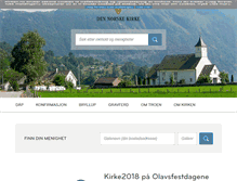 Tablet Screenshot of kirken.no