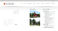 Desktop Screenshot of lorenskog.kirken.no