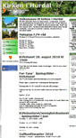Mobile Screenshot of hurdal.kirken.no
