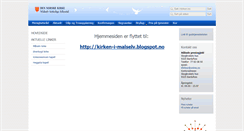Desktop Screenshot of malselv.kirken.no