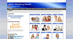 Desktop Screenshot of nittedal.kirken.no
