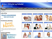Tablet Screenshot of nittedal.kirken.no